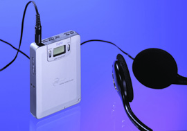 When it was presented in 1998, the Saehan MPMAN was the first portable mp3 player. © Fraunhofer IIS/Kurt Fuchs
